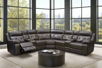 Baily - Reclining Sectional - Grey