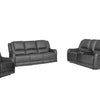Harlow - Reclining Sofa, Loveseat and Chair Set - Grey