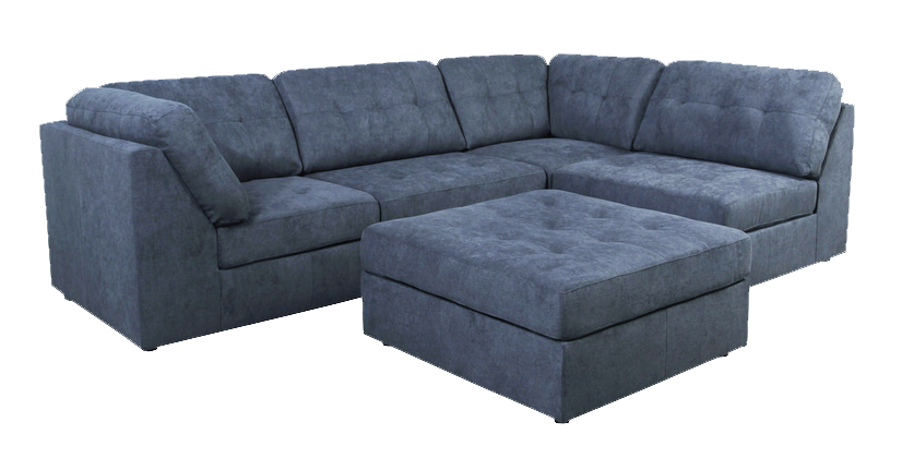 9477 Sectional - Blue