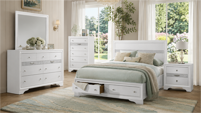Alamar Queen Bedroom Set - White