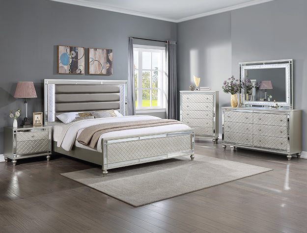 Cristian Queen Bedroom Set - Grey