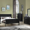 Louis Philip Queen Bedroom Set - Black