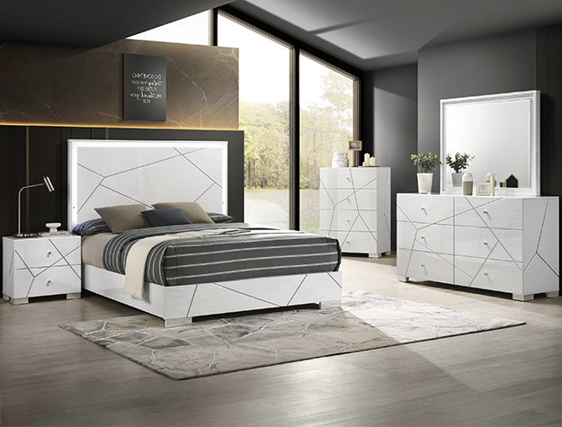 Ayla Queen Bedroom Set - White