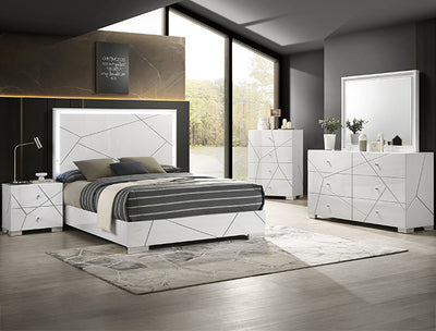 Ayla Queen Bedroom Set - White