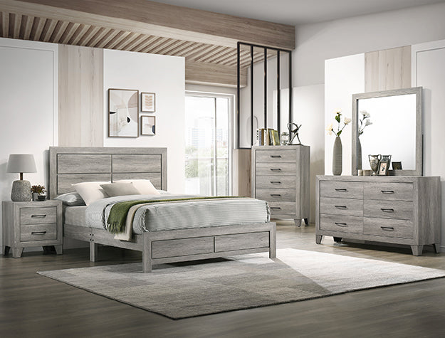 Hopkins Queen Bedroom Set - Light Grey