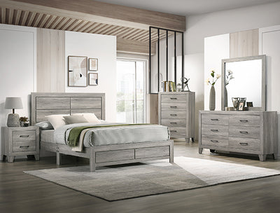 Hopkins Queen Bedroom Set - Light Grey