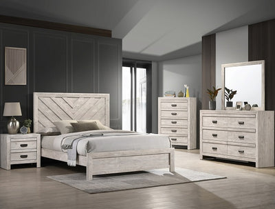 Valor Queen Bedroom Set - White