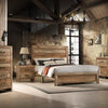 Beverly Queen Bedroom Set - Rustic Hickory