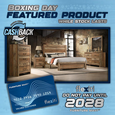 Beverly Queen Bedroom Set - Rustic Hickory