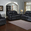 Danbry - Reclining Sofa, Loveseat and Chair Set - Black