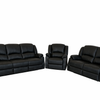 Danbry - Reclining Sofa, Loveseat and Chair Set - Black