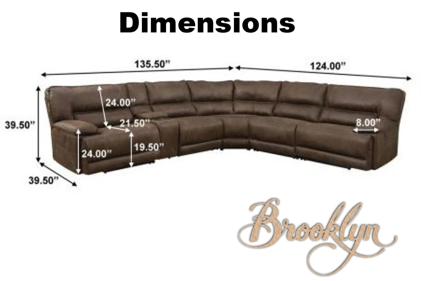 Brooklyn - Reclining Power Sectional