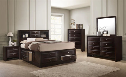 Emily Queen Bedroom Set - Cherry
