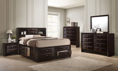 Emily Queen Bedroom Set - Cherry