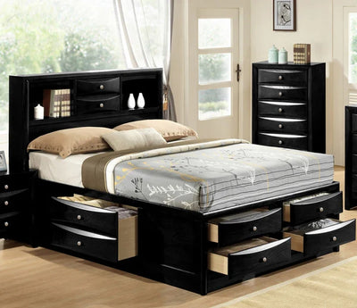Emily Queen Bedroom Set - Black
