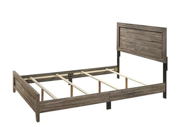 Millie Queen Bedroom Set - Weathered Grey