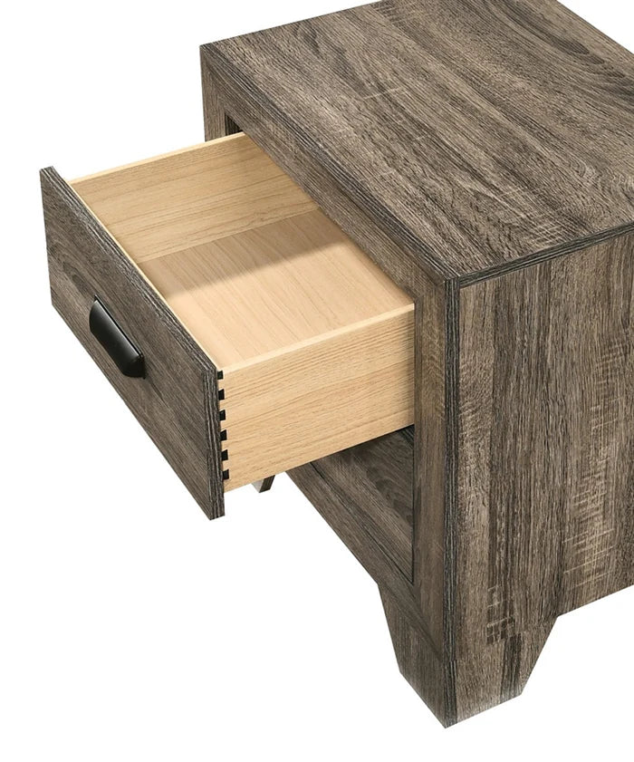 Millie Queen Bedroom Set - Weathered Grey