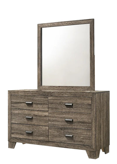 Millie Queen Bedroom Set - Weathered Grey