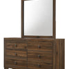 Millie Upholstered Headboard Queen Bedroom Set - Brown