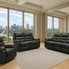 Harper - Reclining Sofa, Loveseat and Chair Set - Grey