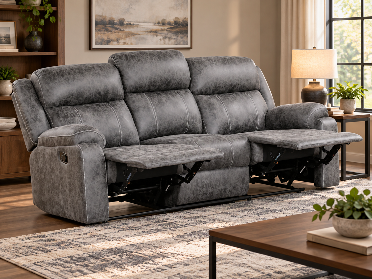 Adelaide High-Performance Fabric Reclining Sofa