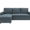 Luna Fabric Sectional Sofabed with Storage