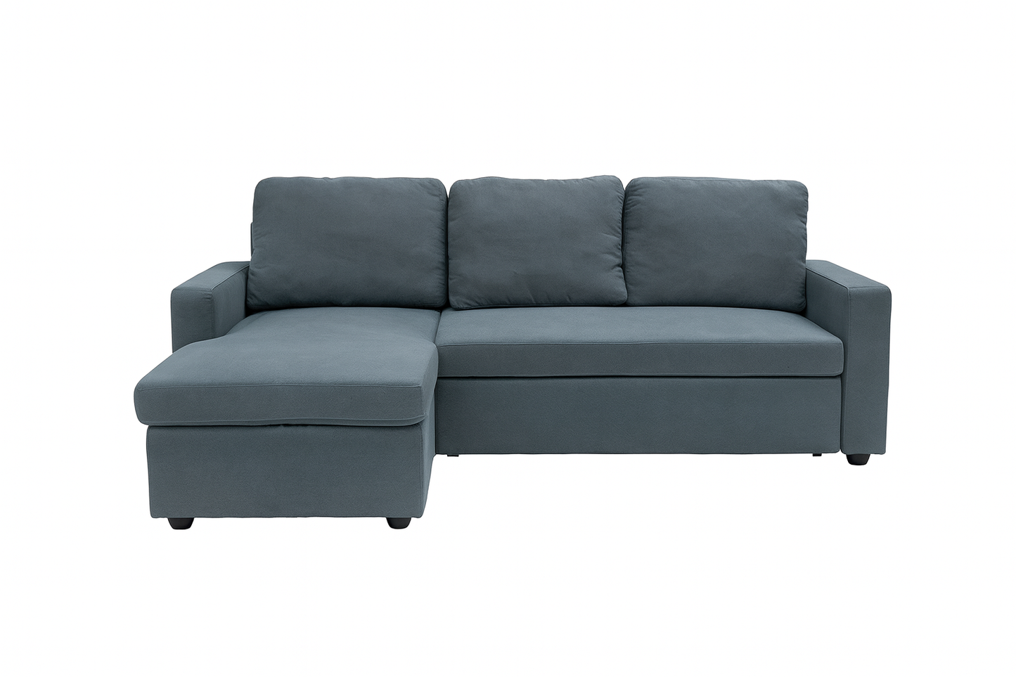 Luna Fabric Sectional Sofabed with Storage