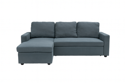 Luna Fabric Sectional Sofabed with Storage
