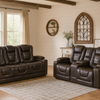 Power Recline Sofa and Loveseat with Power Adjust Headrests