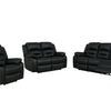 Danbry - Reclining Sofa, Loveseat and Chair Set - Black