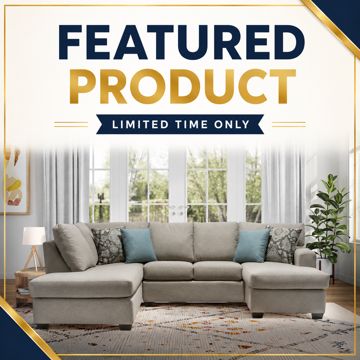 6135 - Bates Nickle Sectional