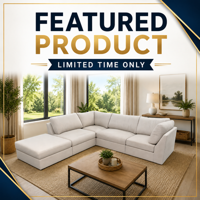 Solterra Modular Sectional with Ottoman - Beige