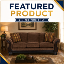 1149 - Showcase Brown Sofa