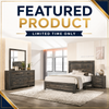 Beverly Queen Bedroom Set - Rustic Charcoal