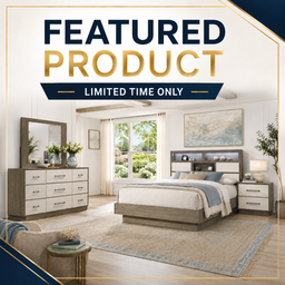 Vini Queen Bedroom Set - Coffee Grey