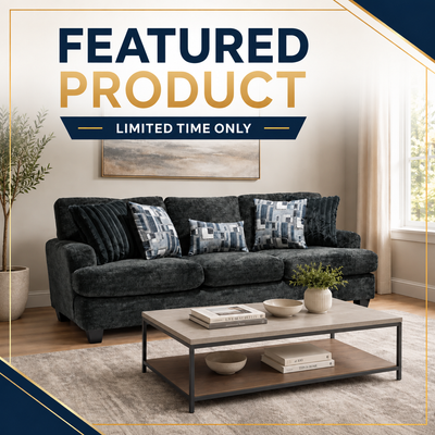 1025 - Galactic Charcoal Sofa