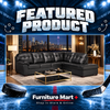 6000 - Black Sectional