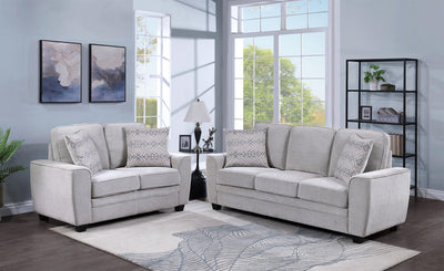 Clive - Clearview Sky Sofa and Loveseat