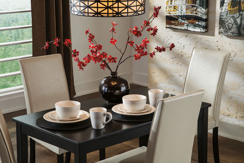 Monte Dining Table and 4 Chairs