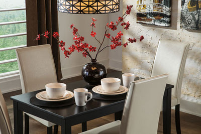 Monte Dining Table and 4 Chairs