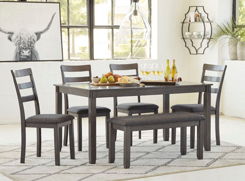 Bridson 6 Piece Dining Set - Grey