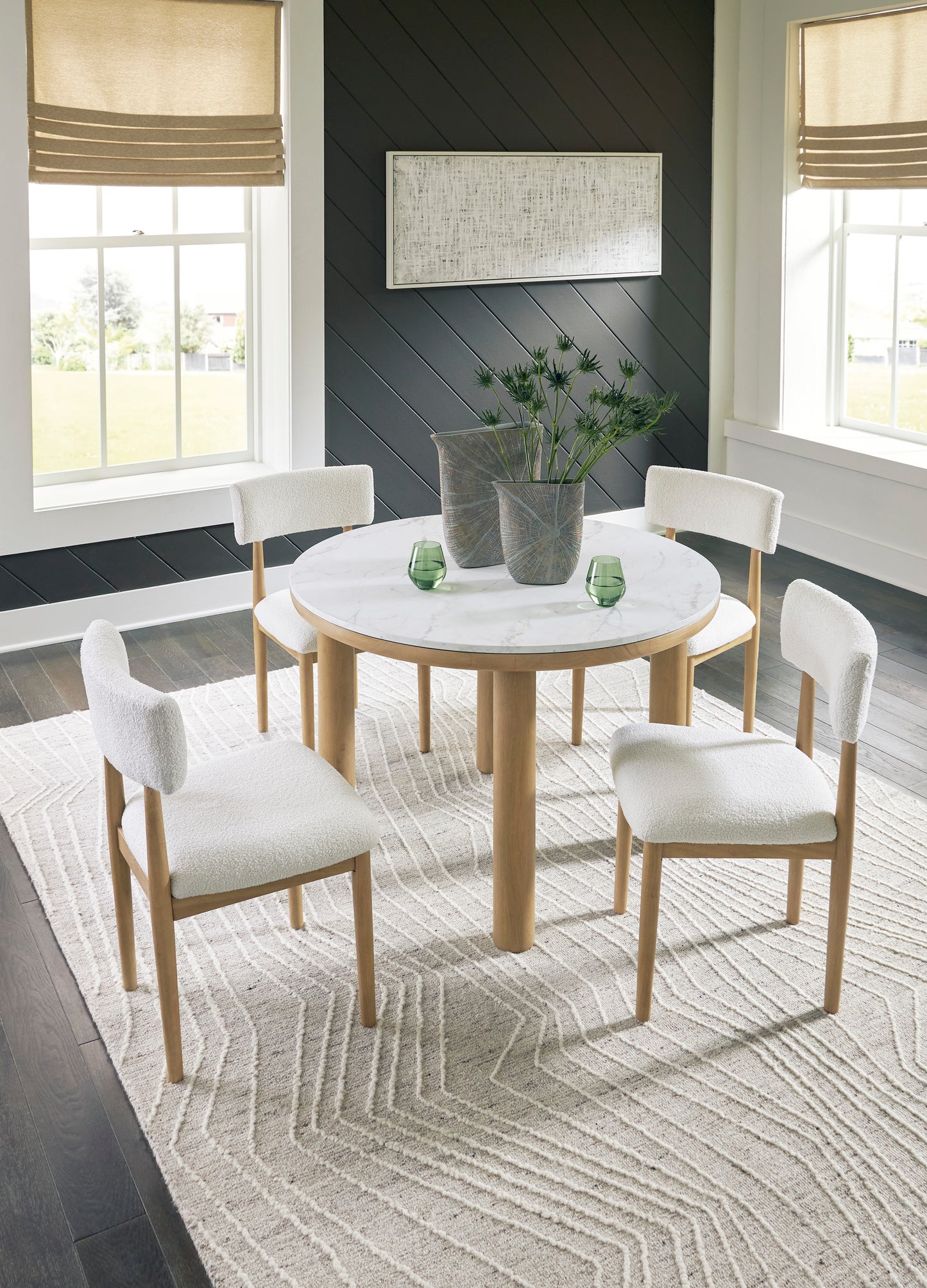 Sawd Dining Table and 4 Chairs