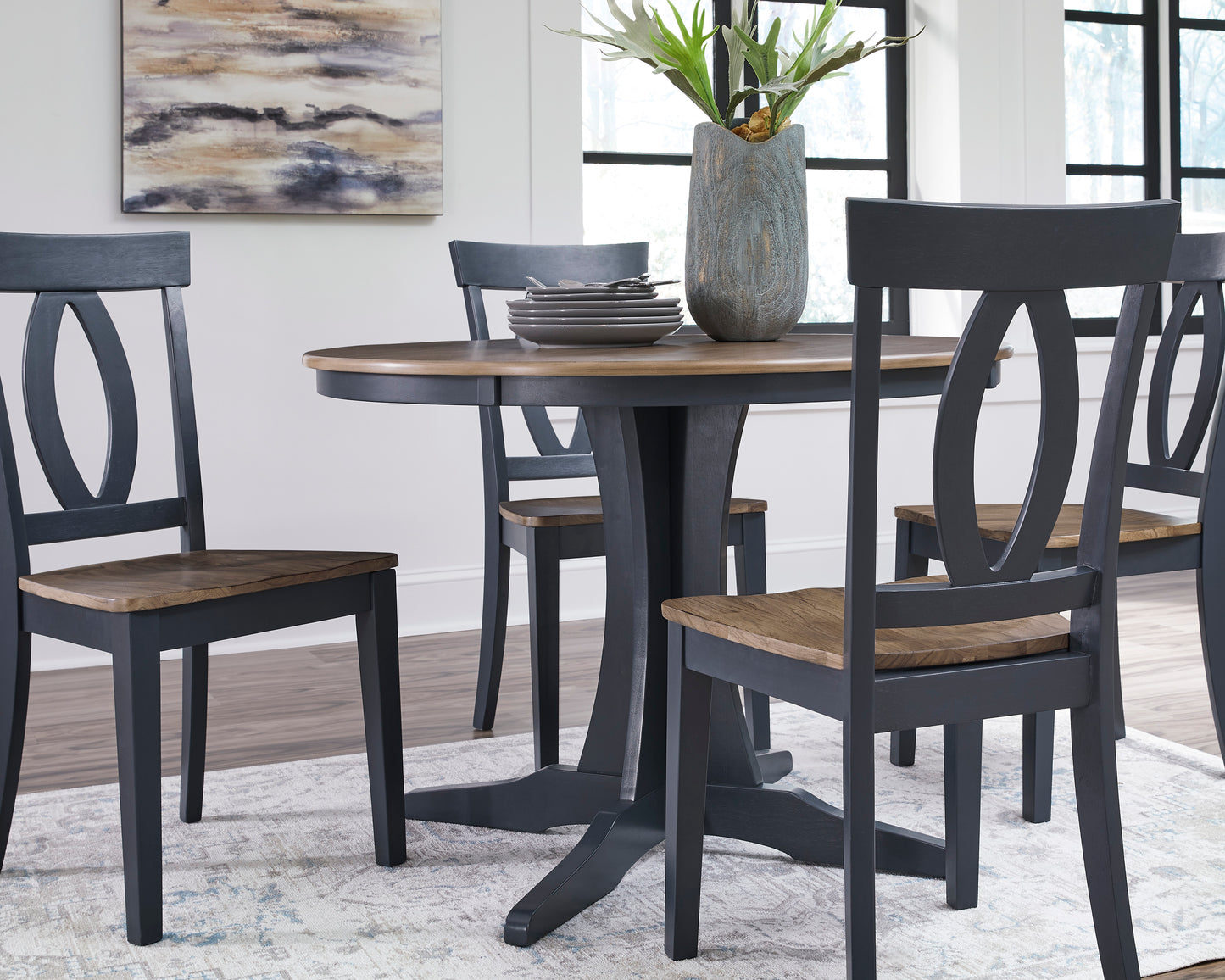 Landock Dining Table and 4 Chairs