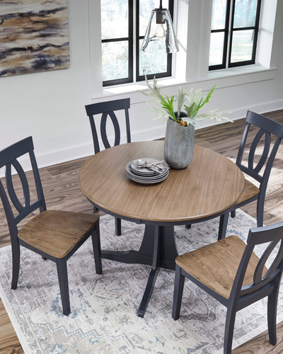 Landock Dining Table and 4 Chairs