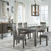 Hallanden 6 Piece Dining Set - Grey