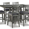 Hallanden 7 Piece Counter Height Dining Set - Grey