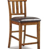 Ralene 7 Piece Counter Height Dining Set - Medium Brown