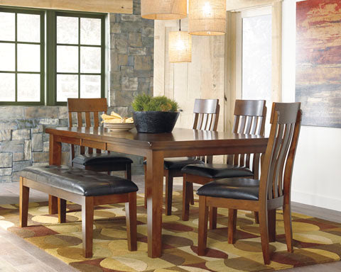 Ralene 6 Piece Dining Set - Brown