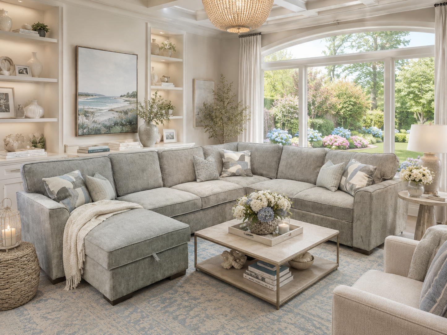 Dorothy Sectional Sofa Bed with Storage Chaise