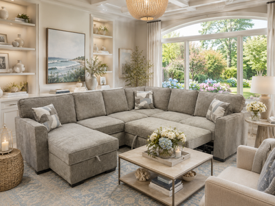 Dorothy Sectional Sofa Bed with Storage Chaise